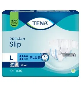 TENA Slip ProSkin Plus, pieluchomajtki, rozmiar L, 30 szt.