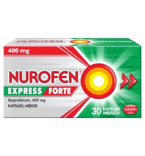 Nurofen Express Forte, 400 mg, kapsułki miękkie, 30 szt.