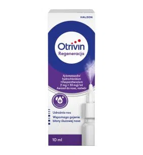 Otrivin Regeneracja, (1 mg+50 mg)/ml, aer.do nosa, 10 ml,
