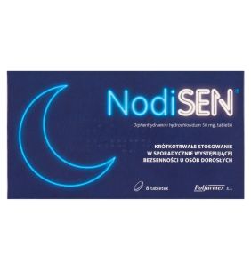 NODISEN, 50 mg, tabletki, 8 sztuk