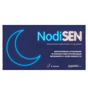Nodisen, 50 mg, tabletki, 8 szt.