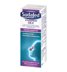 Sudafed Xylospray DEX, 1 mg+50 mg/ml, aerozol do nosa, 10 ml
