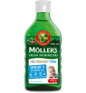 Mollers Mój Pierwszy Tran Norweski, płyn, 250 ml