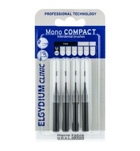 Elgydium Clinic Mono Compact 0, szczoteczka międzyzębowa, 4 szt.