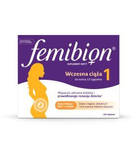Femibion 1 Wczesna ciąża, tabletki powlekane, 28 szt.