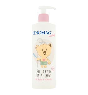 Linomag, żel do mycia ciała i głowy, dla dzieci i niemowląt, 400 ml