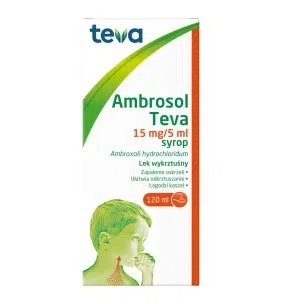 Ambrosol (15 mg/5 ml), syrop, 120 ml (Teva)