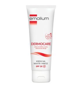 Emolium Dermocare, krem na wiatr i mróz, od 1 dnia życia, SPF 20, 75 ml