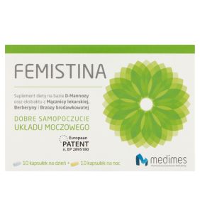 Femistina, kaps.,10 szt(dzien)+10 szt(noc),20 szt