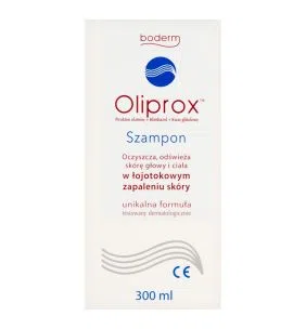 Oliprox, szampon oczyszczający w łojotokowym zapaleniu skóry, 300 ml