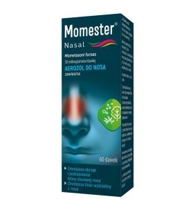 Momester Nasal, 50 mcg/dawkę, aerozol do nosa, 60 dawek