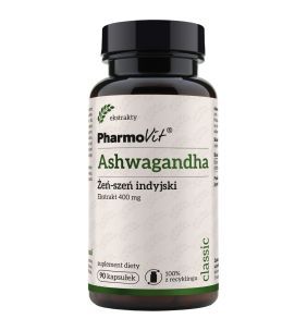 Pharmovit Ashwagandha Zen-szen ind.Ekstr.400 mg,kaps.,90 szt
