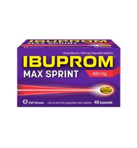 Ibuprom Max Sprint, 400 mg, kapsułki miękkie, 40 szt.