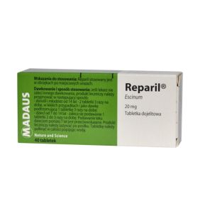 Reparil, 20 mg, tabletki dojelitowe, 40 szt.