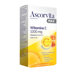 Ascorvita MAX, tabletki powlekane, 30 szt.