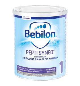 Bebilon Pepti Syneo 1, żywność specjalnego przeznaczenia medycznego dla niemowląt od urodzenia, 400 g