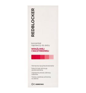 RedBlocker, koncentrat naprawczy do skóry wrażliwej i naczynkowej, 30 ml
