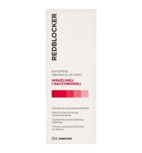 RedBlocker, koncentrat naprawczy do skóry wrażliwej i naczynkowej, 30 ml