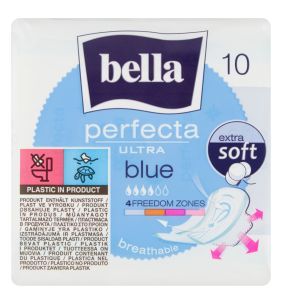 Bella, podp.,Perfecta,ultracienkie,Blue, 10 szt