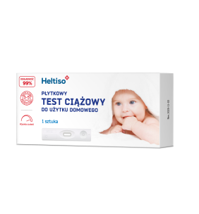 HELTISO, płytkowy test ciążowy do użytku domowego, 1 szt.