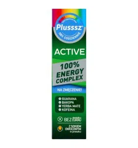 Plusssz Active 100% Energy Complex, tabletki musujące, 20 szt.