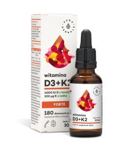 Witamina D3+K2 Forte, krople, 30 ml