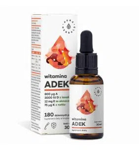 Witamina ADEK A+D3+E+K2MK7, krople, 30 ml