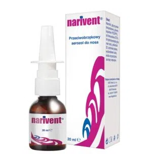 Narivent, aer.do nosa, przeciwobrzekowy, 20 ml