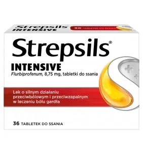 Strepsils Intensive, 8,75 mg, tabletki do ssania, 36 szt.