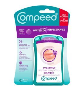 Compeed dyskretny plaster na opryszczkę, 15 szt.