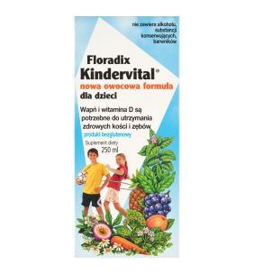 Salus Floradix Kindervital, Nowa Owocowa Formuła, płyn, 250 ml