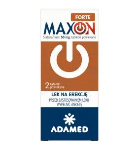 Maxon Forte, 50 mg, tabletki powlekane, 2 szt.