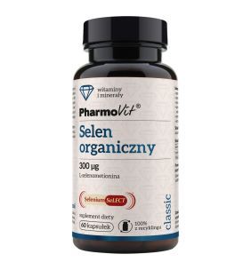 Pharmovit Classic, selen organiczny 300 µg, 19,8 g, kapsułki, 60 szt.