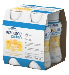 Resource Protein, płyn, o smaku waniliowym, 200 ml, 4 szt.