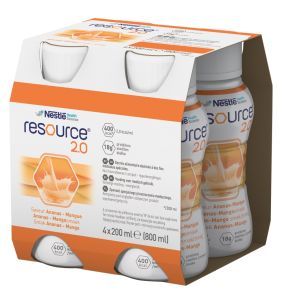 Resource 2.0, płyn o smaku ananas-mango, 4 x 200 ml