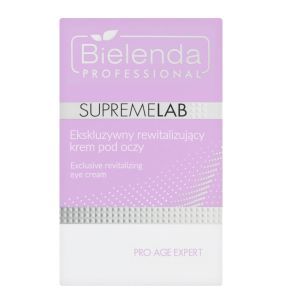 Bielenda Professional SupremeLab, Ekskluzywny rewitalizujący krem pod oczy, 15 ml