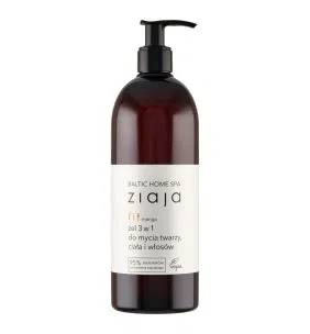 Ziaja Baltic Home SPA FIT, żel 3w1 do mycia ciała, twarzy i włosów, mango, 500 ml