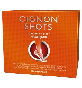 Cignon Shots, plyn doustny, na sciegna, 10 ml, 20 filol