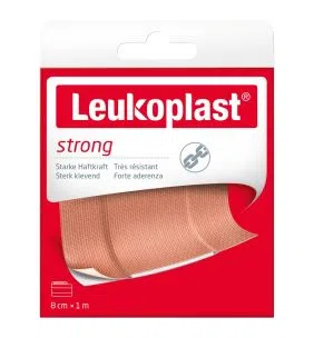 Leukoplast Strong, plaster, 8 cm x 1m, 1 szt.