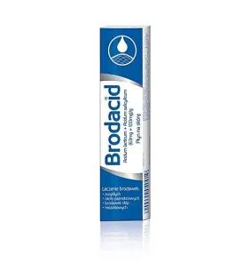Brodacid, (50,4 mg + 100 mg)/g, płyn na skórę, 8 g