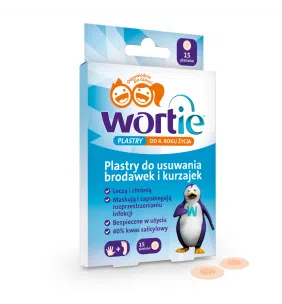 Wortie, plast., do usuw.brodawek i kurzajek, 15 szt