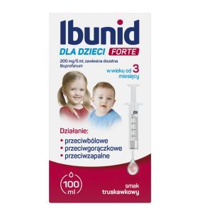 Ibunid dla dzieci Forte, 200 mg/5 ml,zaw.doustna,100 ml