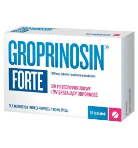 Groprinosin Forte, 1000 mg, tabletki, 10 szt.