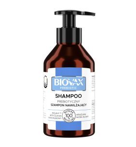 Biovax Prebiotic, prebiotyczny szampon nawilżajacy do wrażliwej skóry głowy, 200 ml