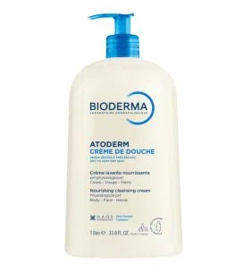 Bioderma Atoderm, kremowy żel, do mycia twarzy i ciała, 1000 ml