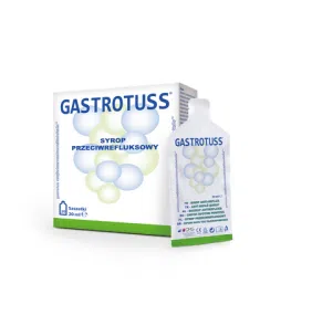 Gastrotuss, syrop, przeciwrefluksowy, 20 ml, 20 sasz.
