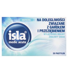 Isla medic acute, pastylki do ssania, 20 szt.