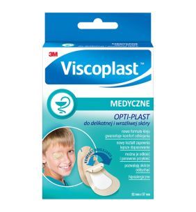 Plast. Viscoplast OPTI-PLAST, do delikatnej i wrażliwe skóry, 5szt