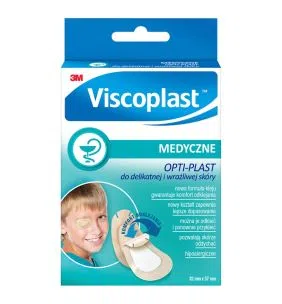 Plast. Viscoplast OPTI-PLAST, do delikatnej i wrażliwe skóry, 5szt