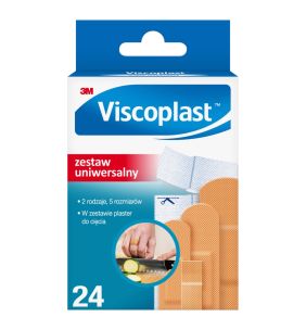 Plastry Viscoplast Zestaw Uniwersalny, 24 szt.
